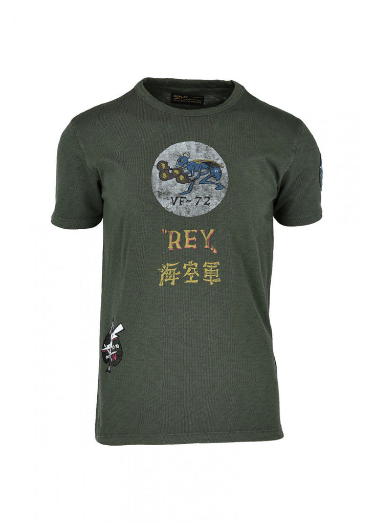 Replay zelena muška majica (RM3370-22336G-432) 1