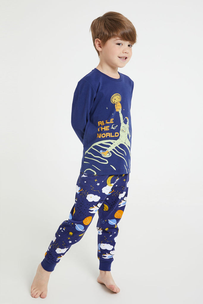 RolyPoly plava pidžama za dječake (RP2875-2-Parliament) 4
