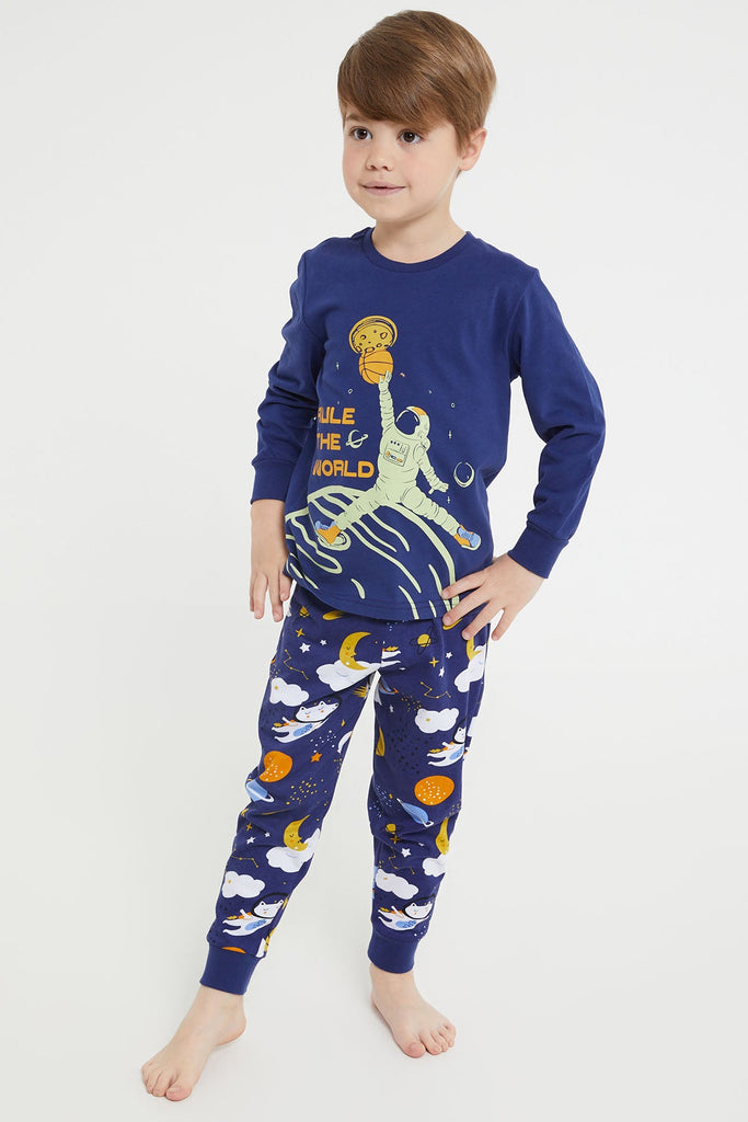 RolyPoly plava pidžama za dječake (RP2875-2-Parliament) 1