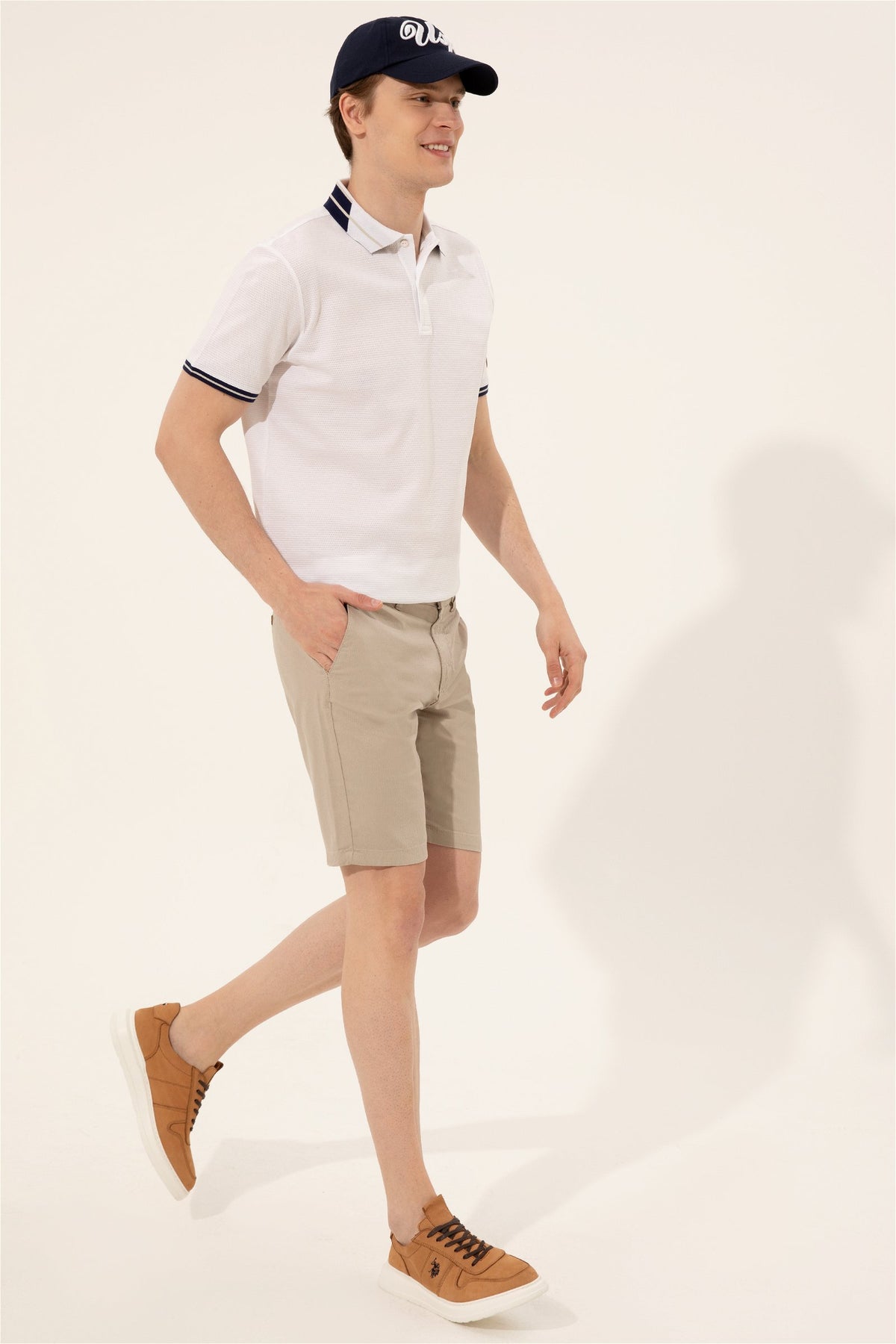 U.S. Polo Assn. khaki muški šorc
