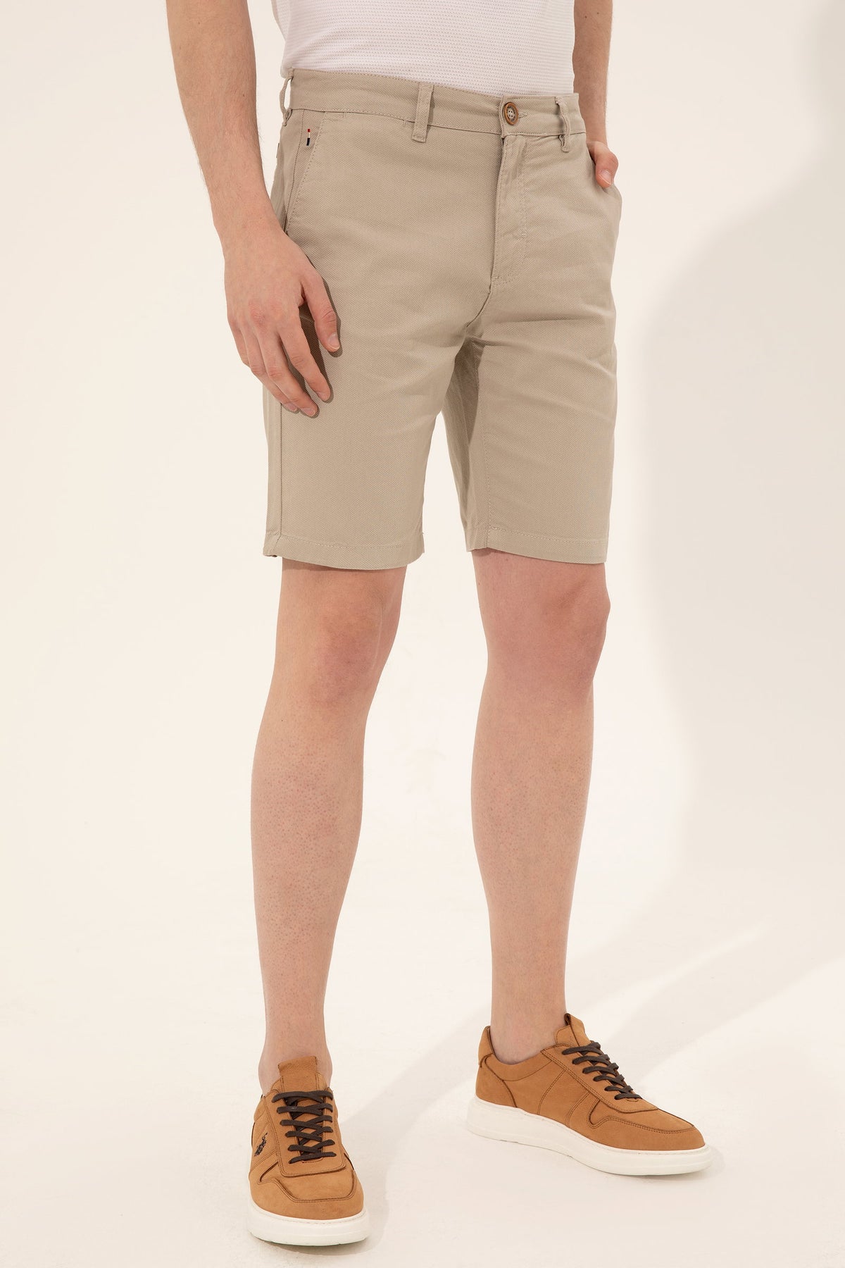 U.S. Polo Assn. khaki muški šorc