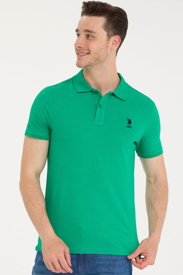 U.S. Polo Assn. zelena muška polo majica uskog kroja