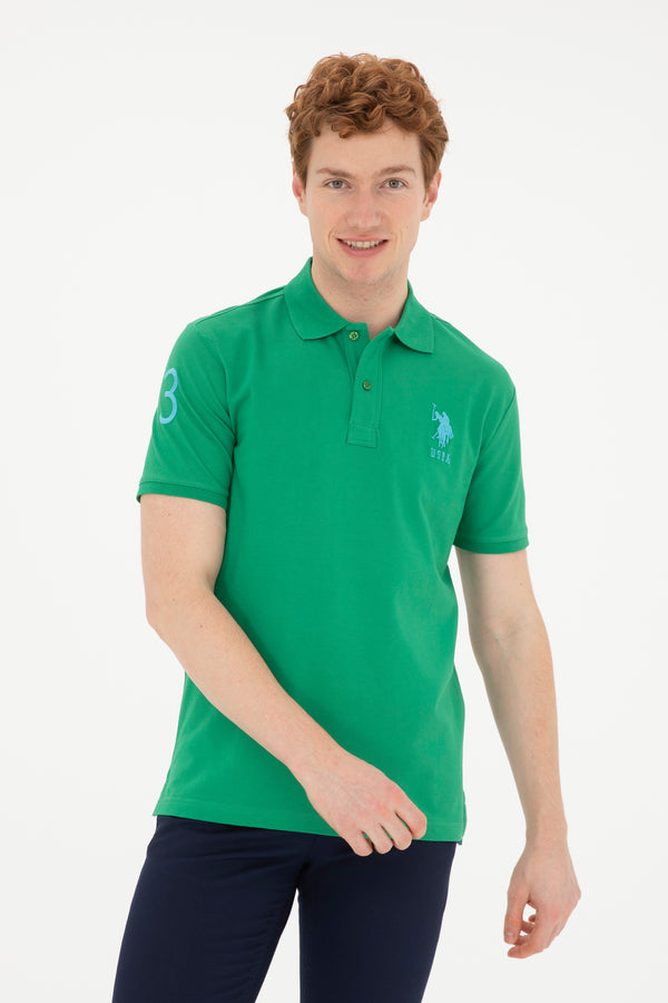 U.S. Polo Assn. zelena muška polo majica