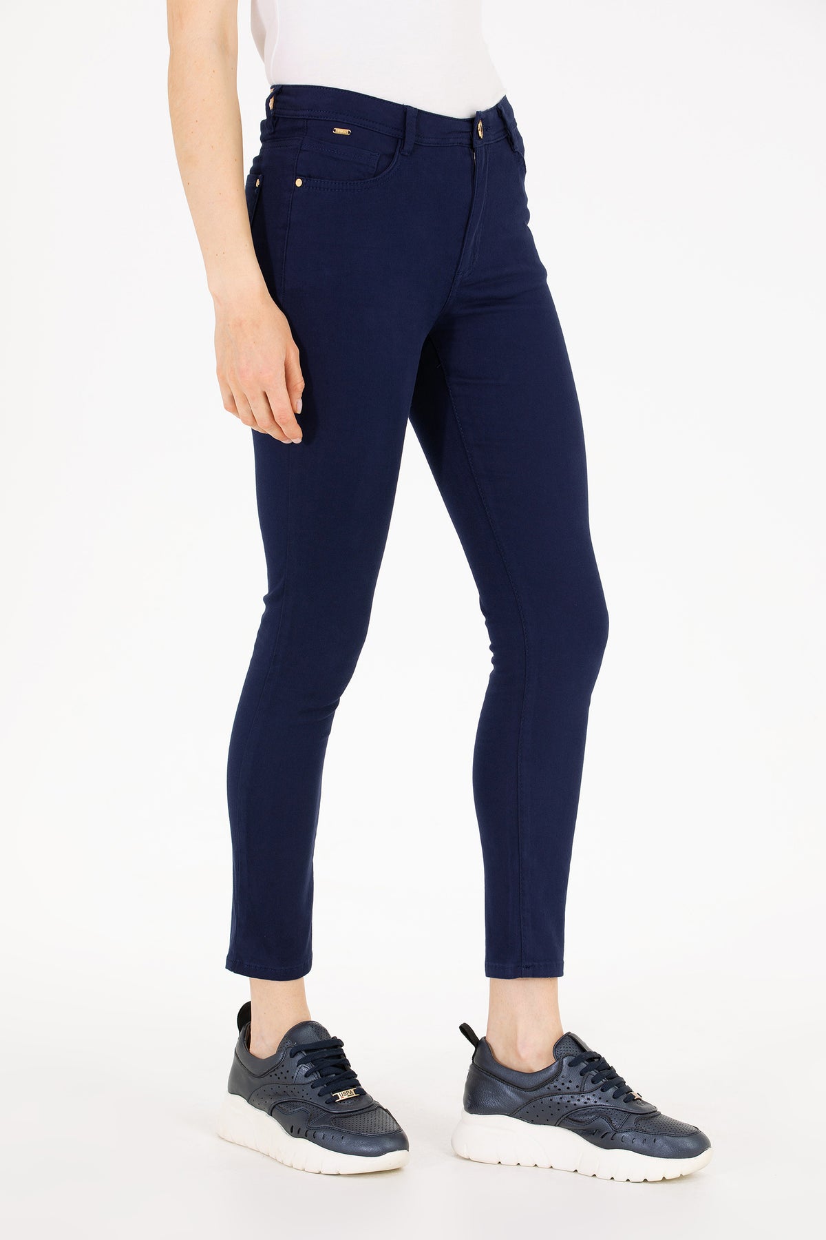 U.S. Polo Assn. teget ženske pantalone uskog kroja