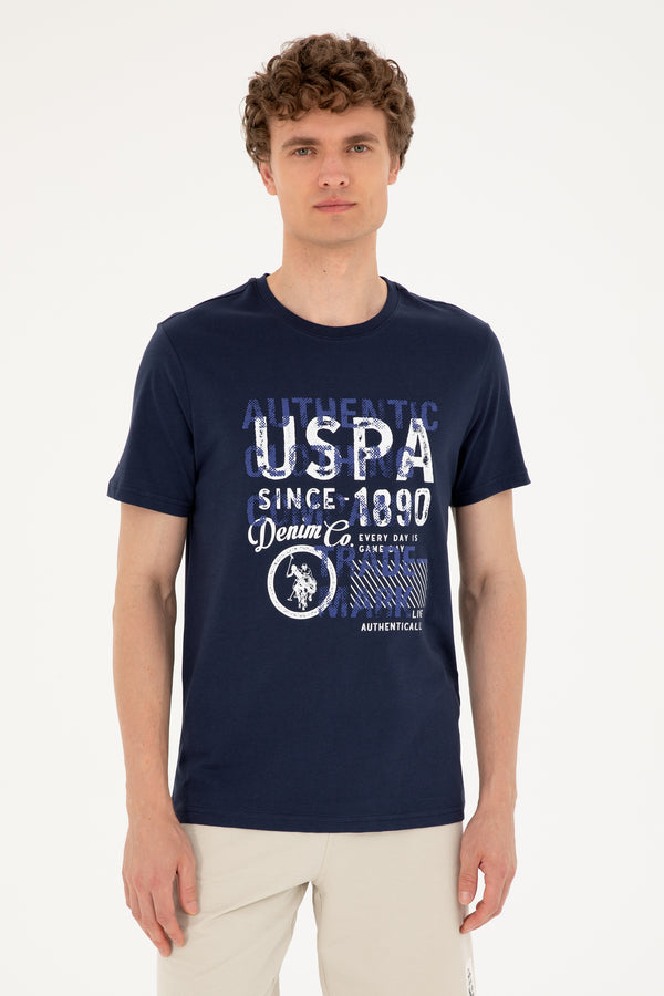 U.S. Polo Assn. teget muška majica sa printom