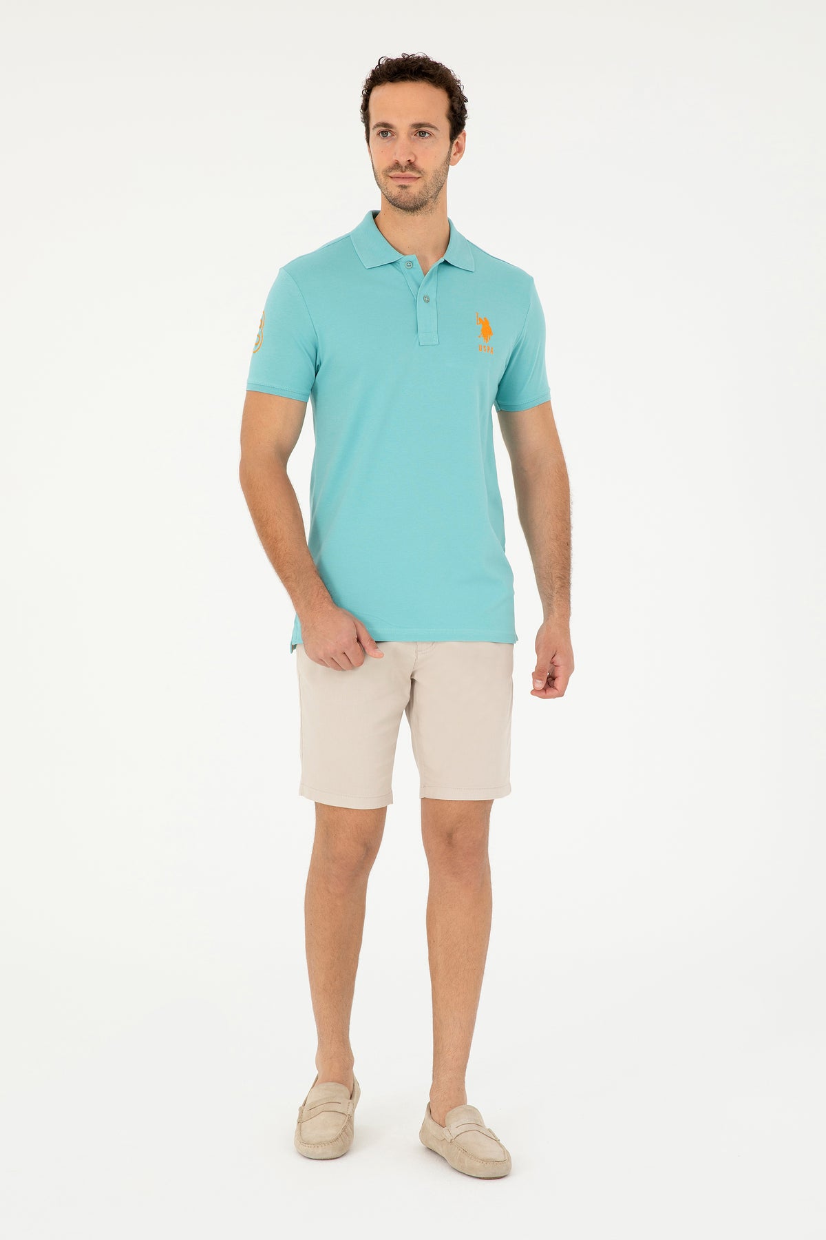 U.S. Polo Assn. bež muški šorc kratkog kroja