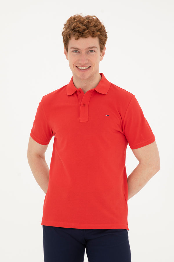 U.S. Polo Assn. crvena muška polo majica