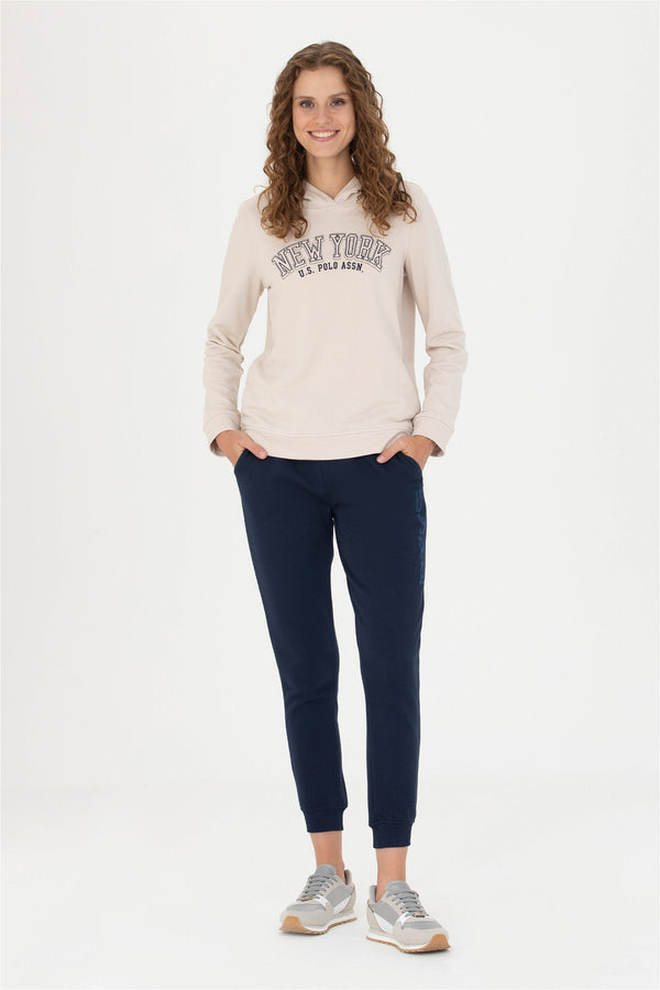 U.S. Polo Assn. teget ženske pantalone od trenerke s manžetama