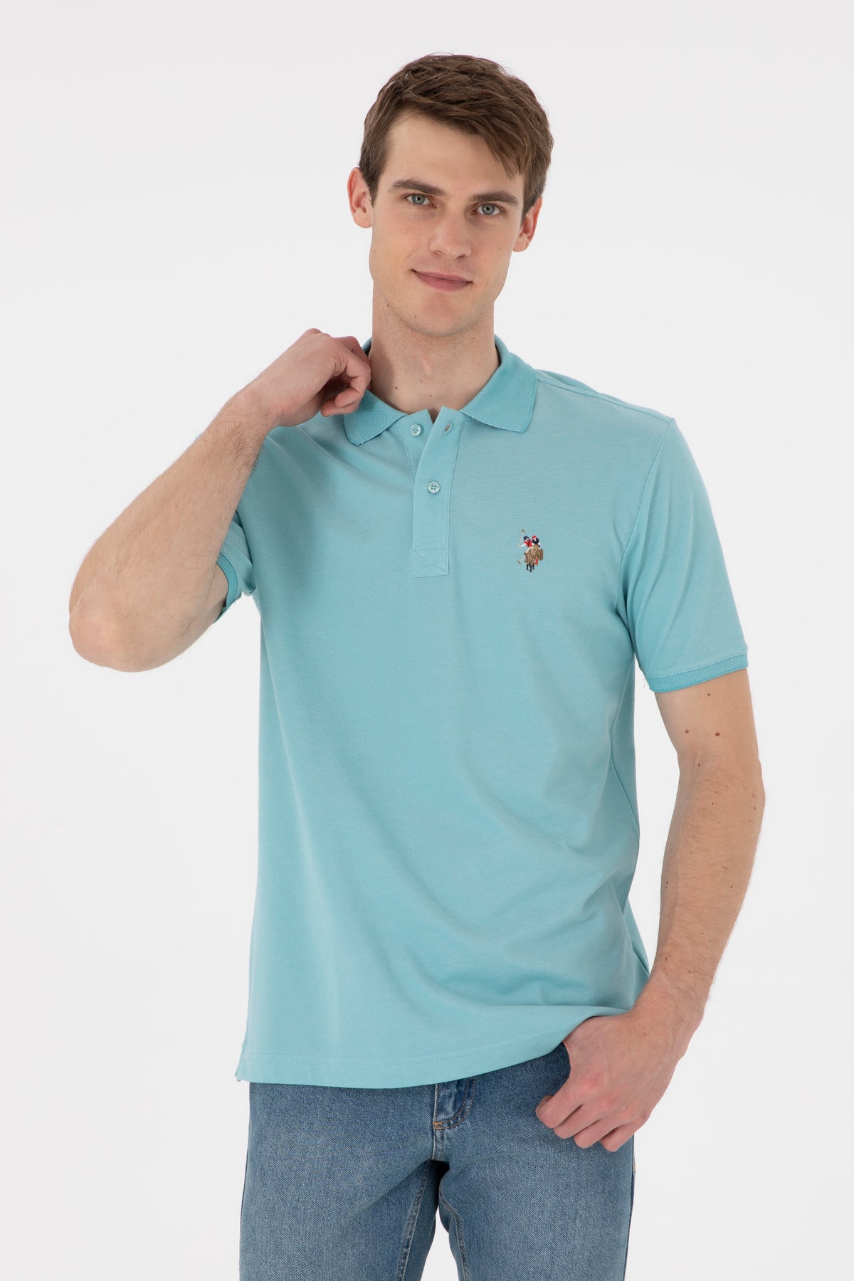 U.S. Polo Assn. mentol muška polo majica kratkih rukava