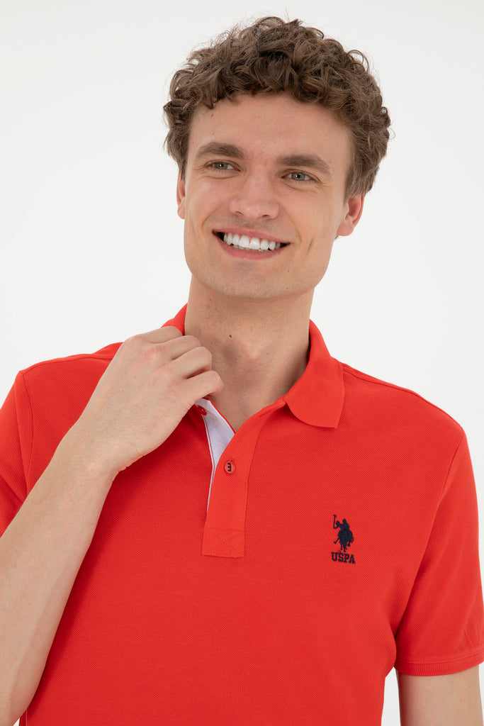 U.S. Polo Assn. crvena polo majica kratkih rukava-[SKU]