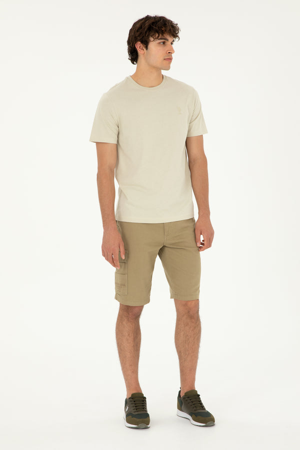 U.S. Polo Assn. kaki muški cargo šorc slim kroja