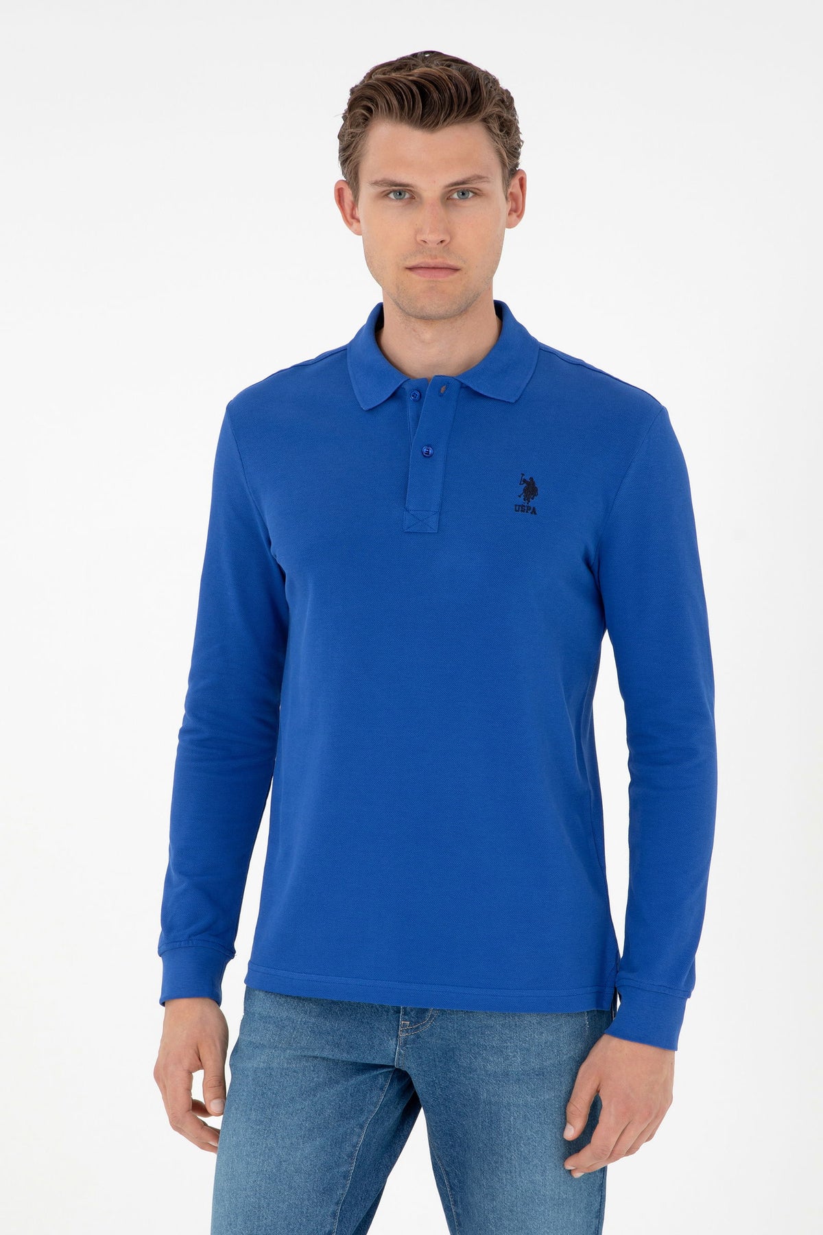 U.S. Polo Assn. plava muška majica dugih rukava