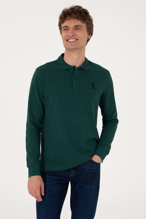 U.S. Polo Assn. roza muška polo majica uskog kroja