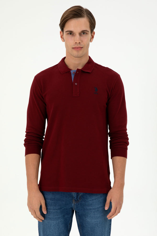 U.S. Polo Assn. bordo muška polo majica