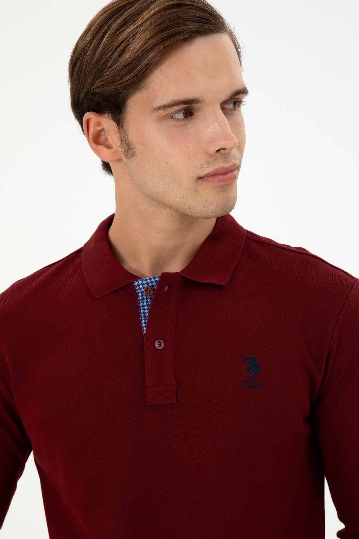 U.S. Polo Assn. bordo muška polo majica