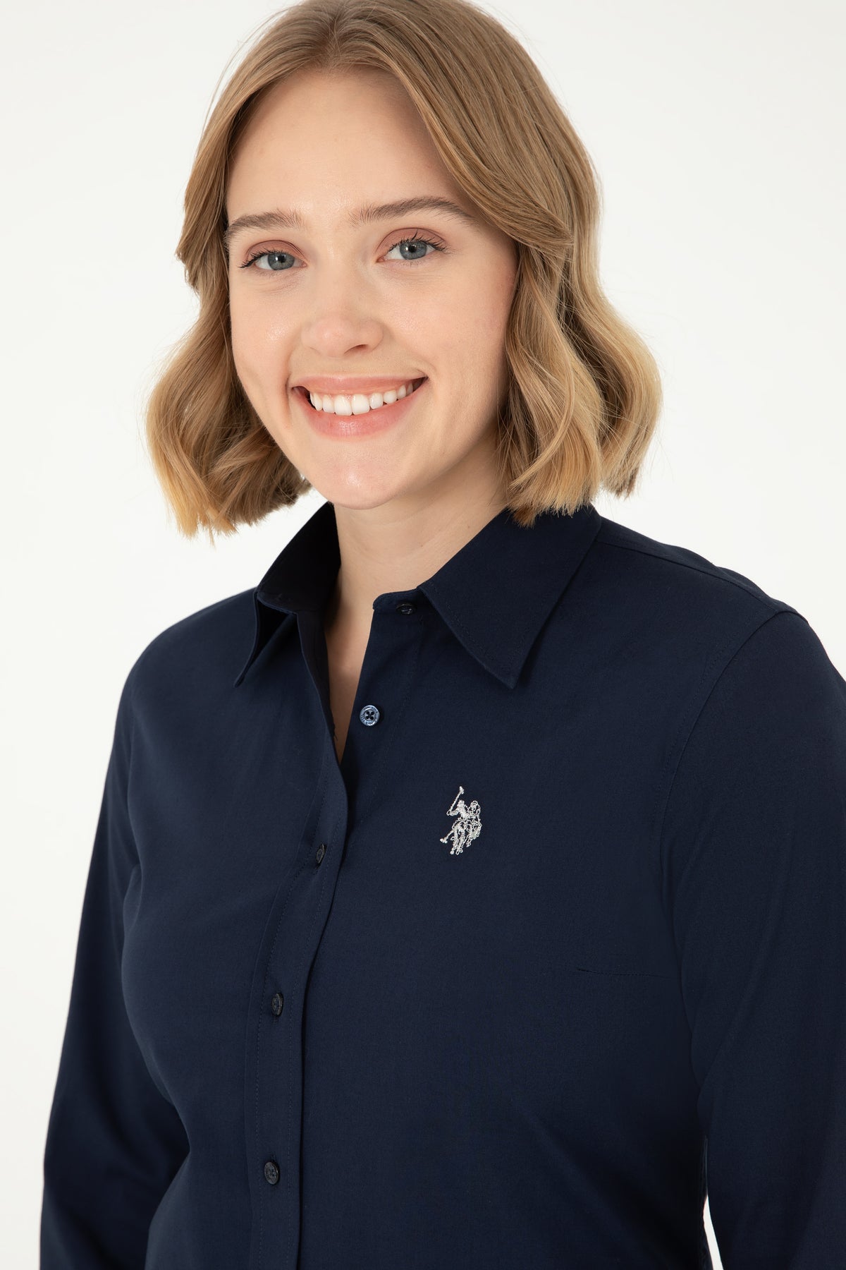 U.S. Polo Assn. teget ženska košulja uskog kroja
