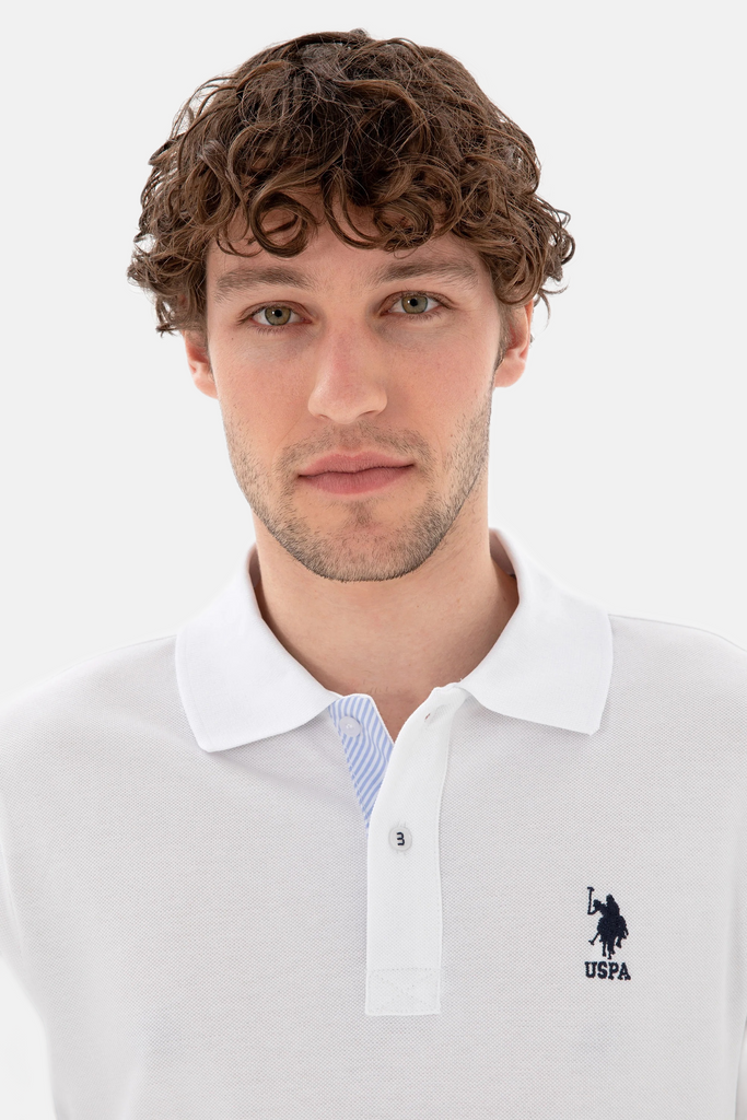 U.S. Polo Assn. bijela muška majica s kratkim rukavima-[SKU]