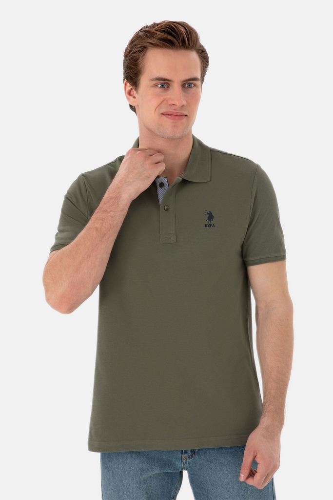 U.S. Polo Assn. khaki muška majica s kratkim rukavima-[SKU]