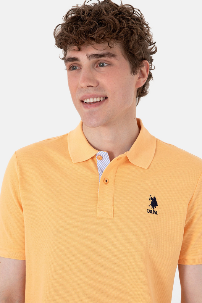 U.S. Polo Assn. žuta muška majica s kratkim rukavima-[SKU]