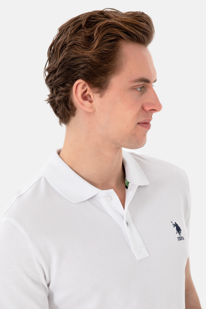 U.S. Polo Assn. bijela muška majica s kratkim rukavima-[SKU]