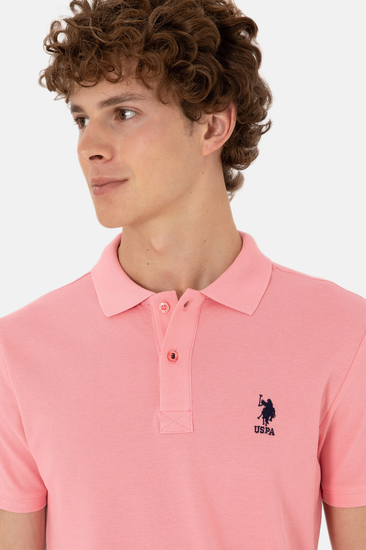 U.S. Polo Assn. roza muška majica s kratkim rukavima