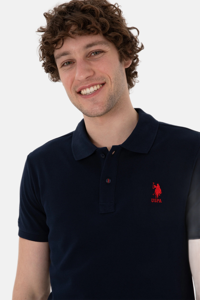 U.S. Polo Assn. teget plava muška majica s kratkim rukavima-[SKU]