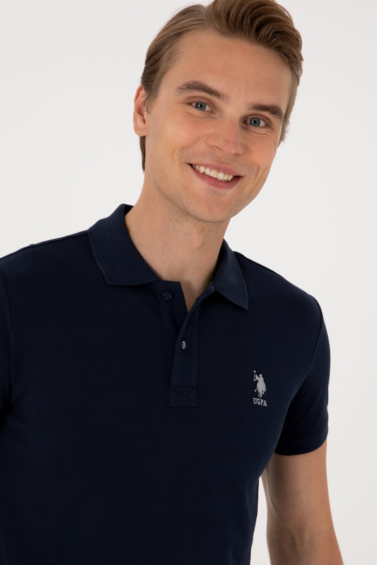 U.S. Polo Assn. teget muška polo majica s vezenim logom