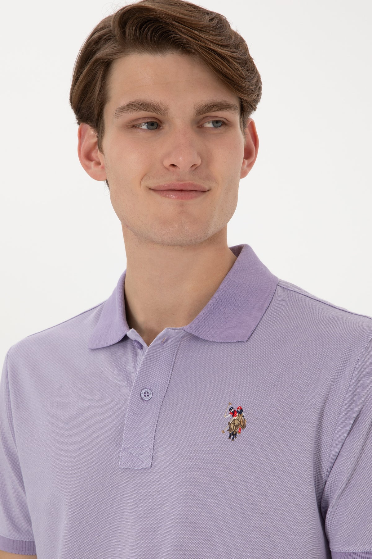 U.S. Polo Assn. lavanda muška polo majica