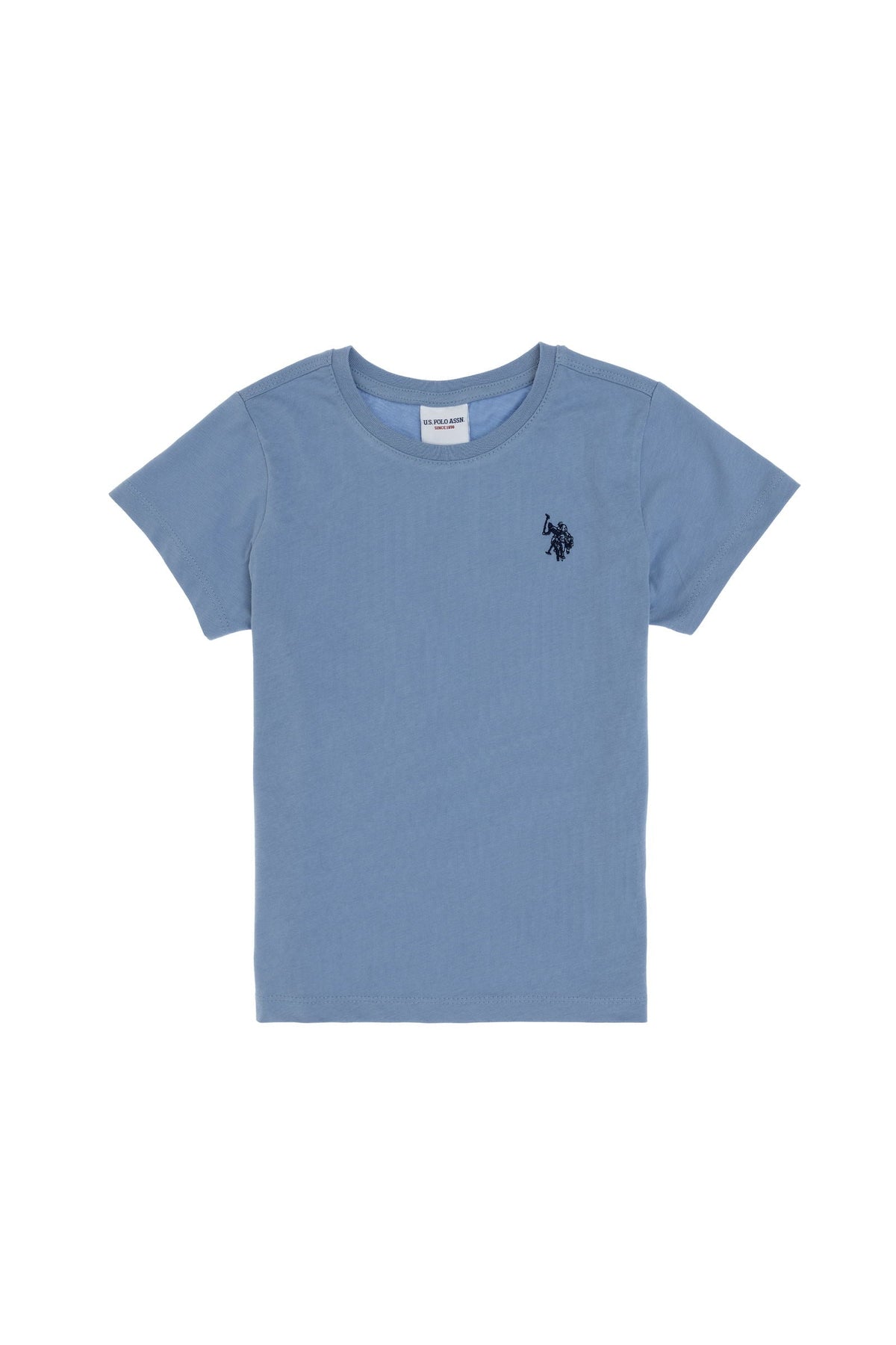 U.S. Polo Assn. svijetloplava majica za dječake s okruglim izrezom i vezenim logom