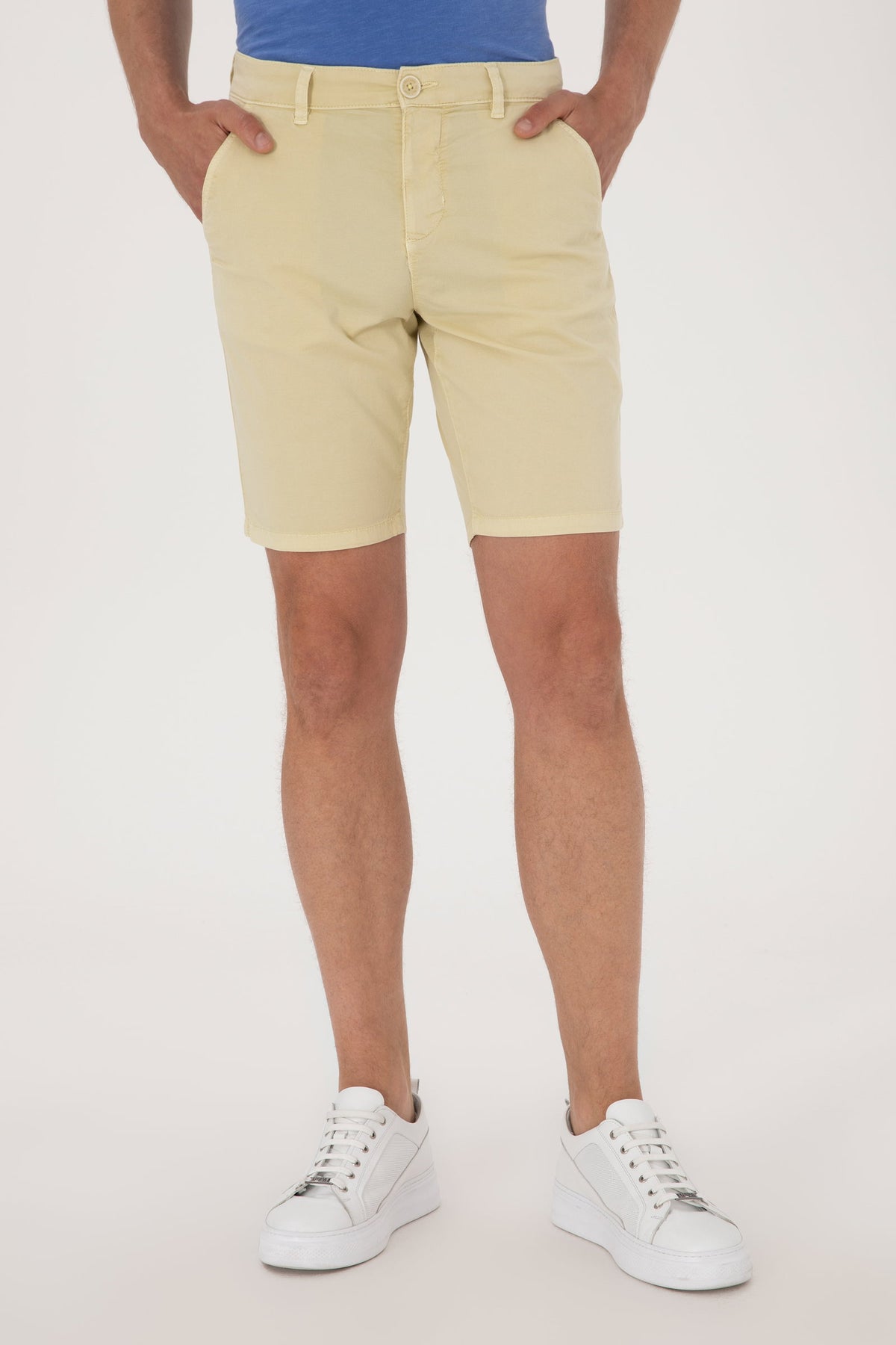 U.S. Polo Assn. svijetložuti muški chino šorc