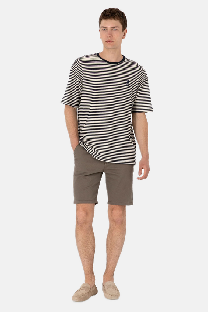 U.S. Polo Assn. smeđi muški šorc sa modernim krojem-[SKU]