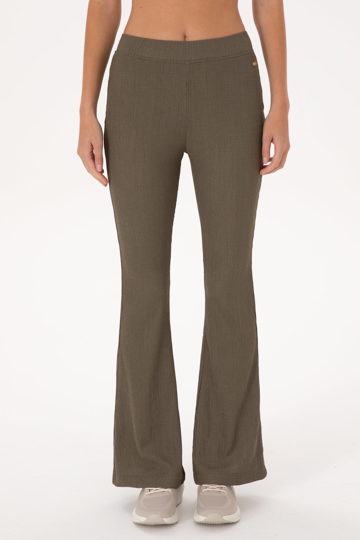 U.S. Polo Assn. khaki ženske zvonaste pantalone
