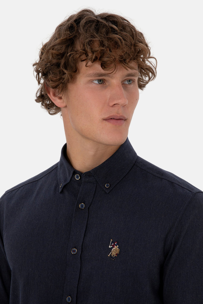 U.S. Polo Assn. plava muška košulja (2225603VR033)-[SKU]