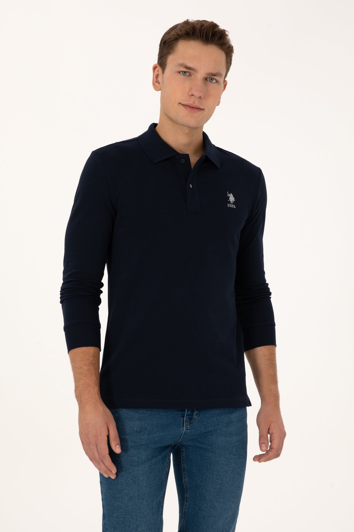 U.S. Polo Assn. teget muška polo majica slim fit