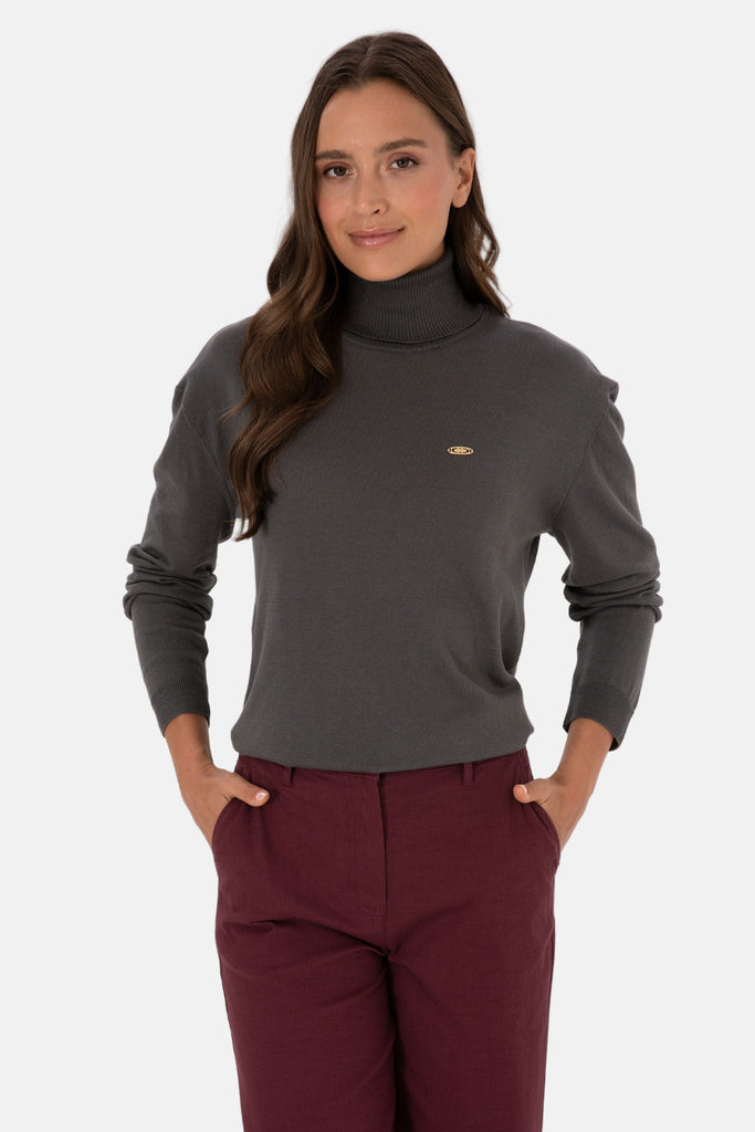 U.S. Polo Assn. sivi ženski džemper (2226198VR024)-[SKU]