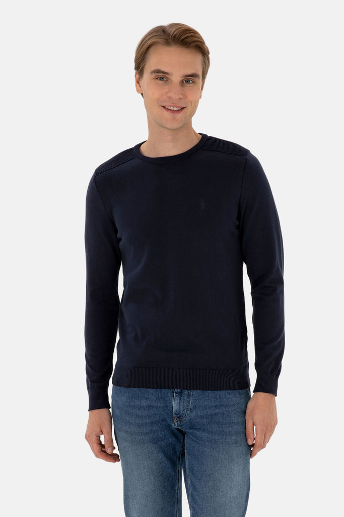 U.S. Polo Assn. plavi muški džemper (2226959VR033)-[SKU]