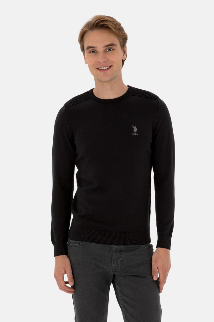 U.S. Polo Assn. crni muški džemper (2226959VR046)-[SKU]