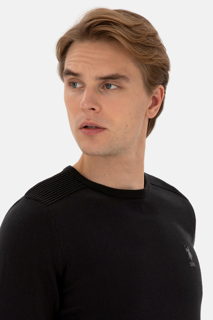 U.S. Polo Assn. crni muški džemper (2226959VR046)-[SKU]
