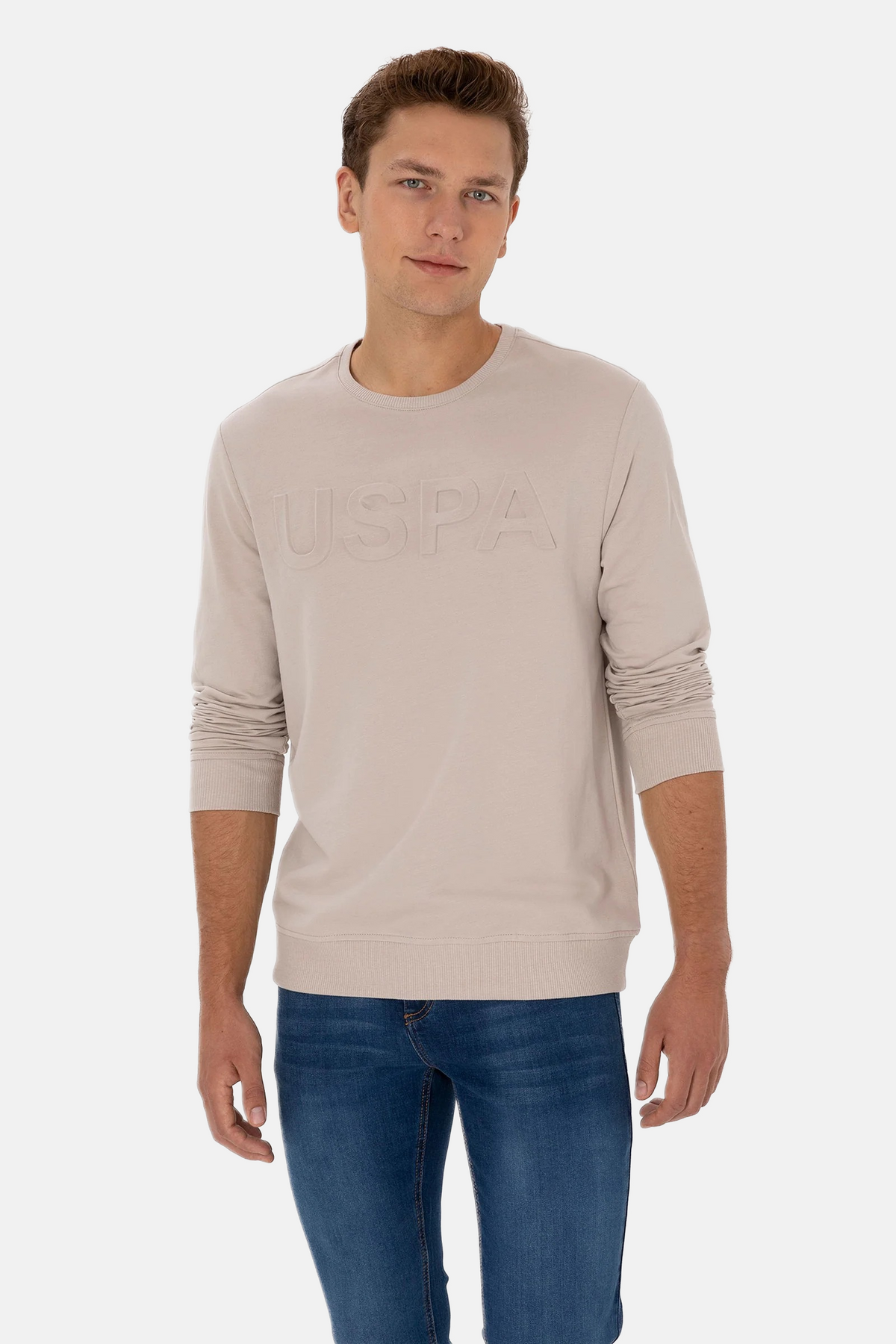 U.S. Polo Assn. bež muška majica