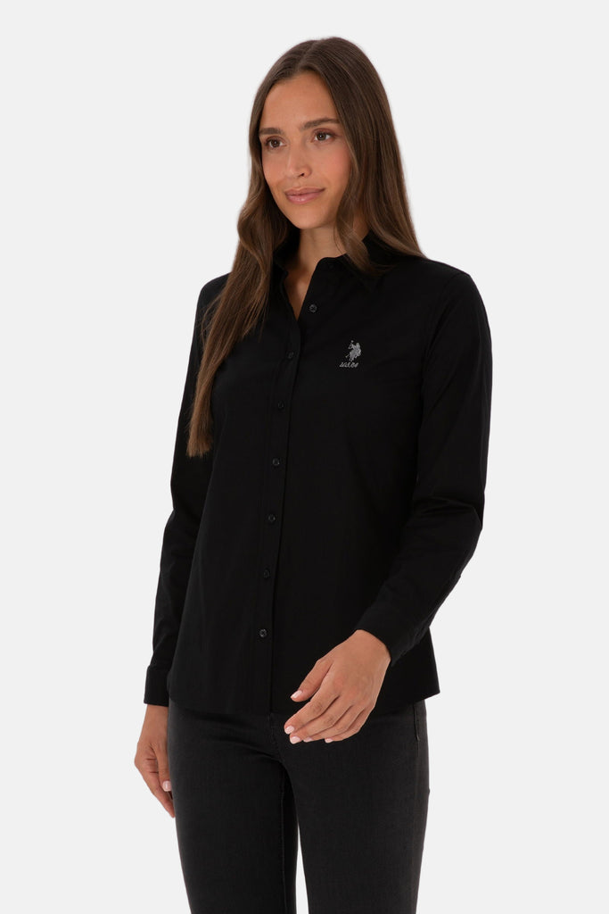 U.S. Polo Assn. crna ženska košulja (2230184VR046)-[SKU]