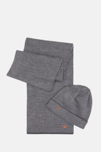 U.S. Polo Assn. sivi šal i kapa-[SKU]