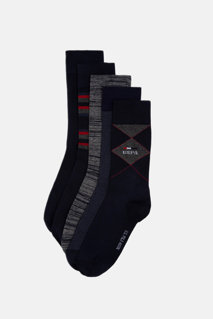 U.S. Polo Assn. teget plave muške čarape 5/1-[SKU]