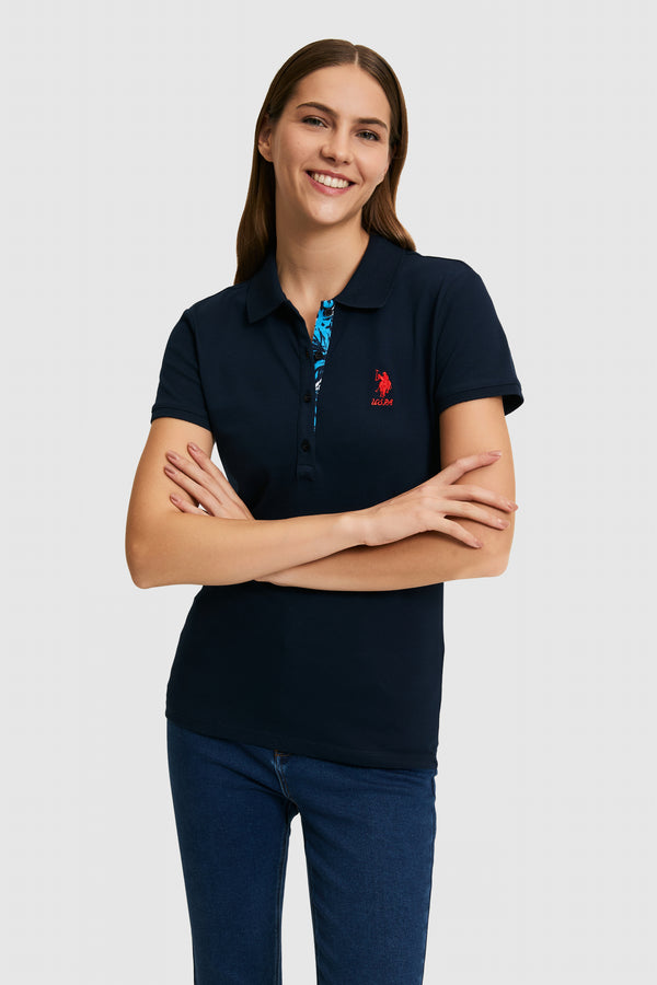 U.S. Polo Assn. tegetplava ženska polo majica