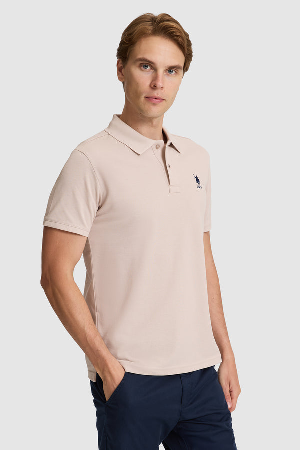 U.S. Polo Assn. bež muška polo majica od pique