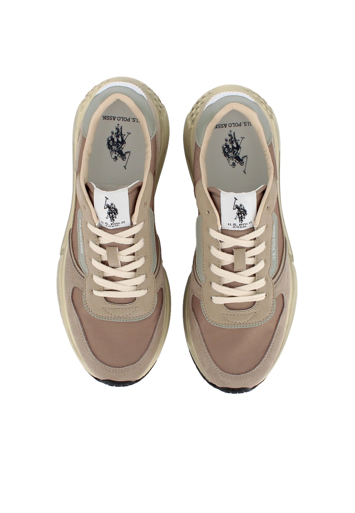 U.S. Polo Assn. bež muške patike u retro stilu