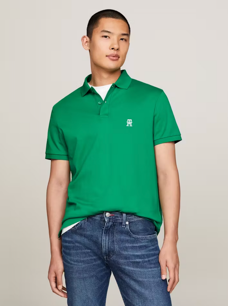 Tommy Hilfiger zelena muška polo majica sa monogramom