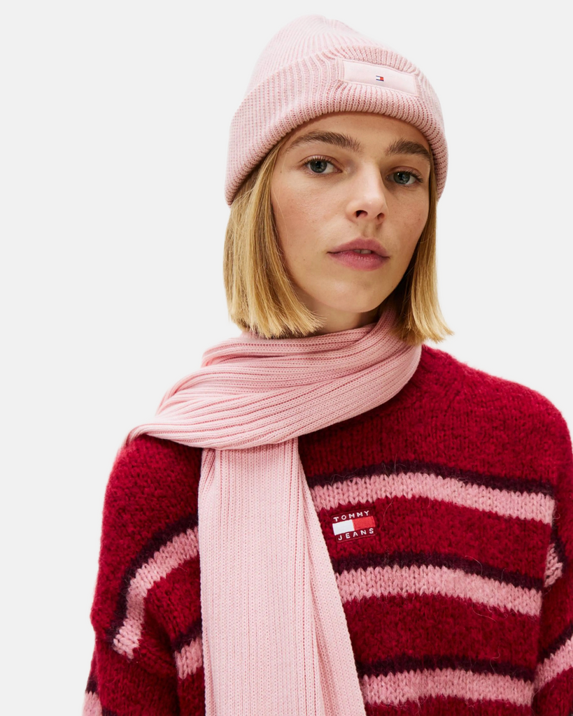 Tommy Hilfiger roza ženska kapa sa logom-[SKU]