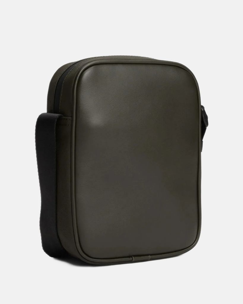 Tommy Hilfiger crna muška kožna torba-[SKU]