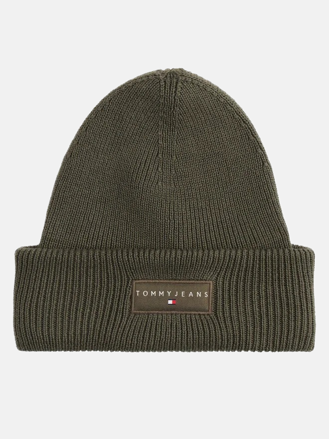 Tommy Hilfiger zelena muška kapa sa ušivenim logom-[SKU]