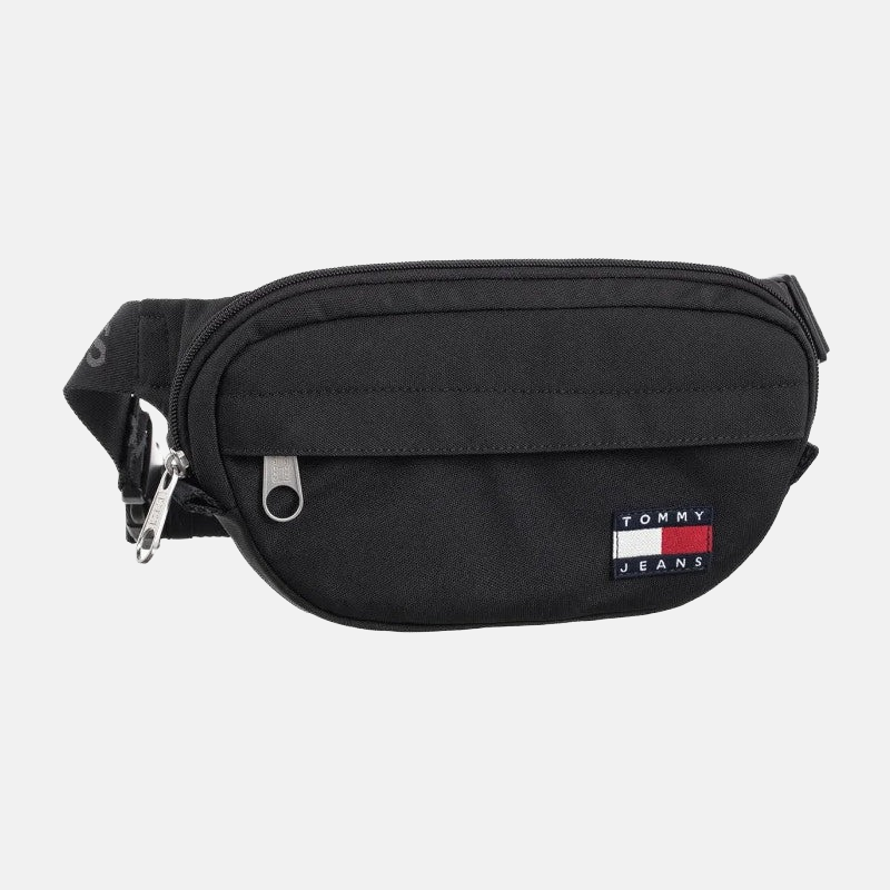 Tommy Hilfiger crna muška torba sa logom-[SKU]